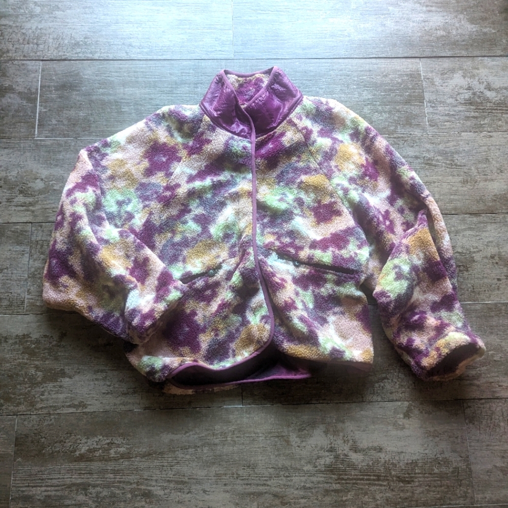 JOHNNY WAS CALME Cosmic Sherpa Fleece Bomber Jacket